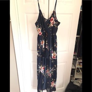 Floral maxi romper! Never worn!